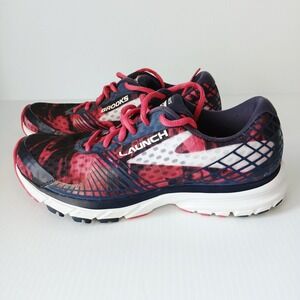 Brooks Launch 3 Womens Running Shoes Navy Blue White 1202061B486 Size 7